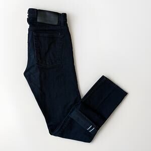Naked & Famous Weird Guy Jeans 31 Black Cobra Stretch Selvedge Los Angeles
